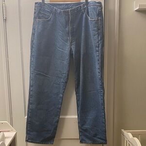 Vintage LL Bean Men’s Lined Blue Jeans 40x29 Relaxed Fit Thermal Work Denim